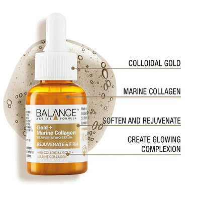 BALANCE ACTIVE GOLD COLLAGEN REJUVENATING SERUM