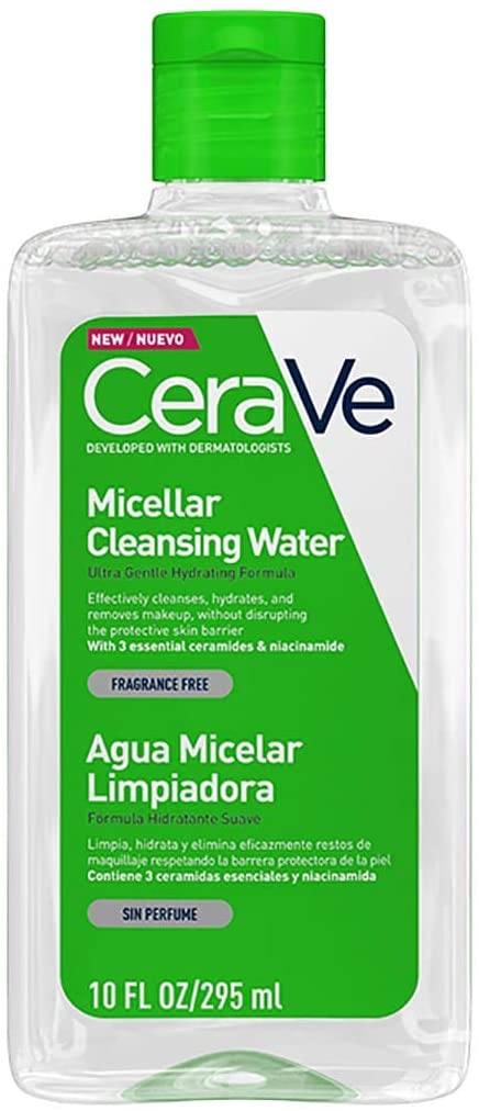 CERAVE Micellar Cleansing Water 295ml - Gentle Cleanser & Makeup Remover