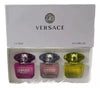 Versace Bright Crystal Miniatures Gift Set Pack of 3 (30ml)