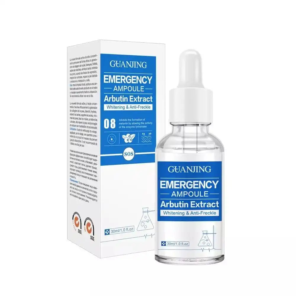 GUANJING Emergency Ampoule Arbutin Extract Whitening and Anti Freckle 30ml - Rougecosmetics