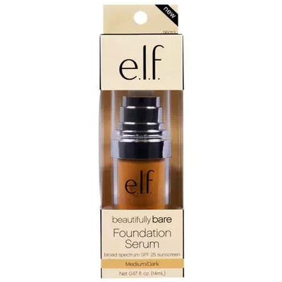 ELF BEAUTIFULLY BARE FOUNDATION SERUM SPF 25 Medium / Dark