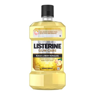 Listerine Gum Care Mouth Wash, Herbal Ginger, 500ml - Rougecosmetics