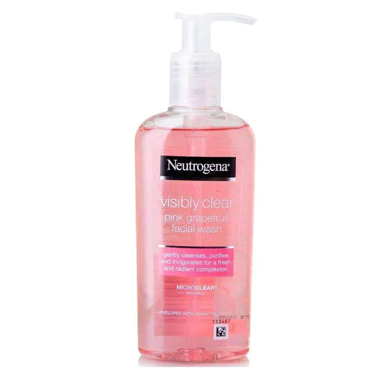 Neutrogena Visibly Clear Pink Grapefruit Facial Wash - Rougecosmetics